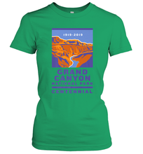Load image into Gallery viewer, Grand Canyon National Park Centennial Logo Women's T-Shirt
