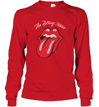 Load image into Gallery viewer, Mens The Rolling Stones Script Tongue Logo Long Sleeve T-Shirt
