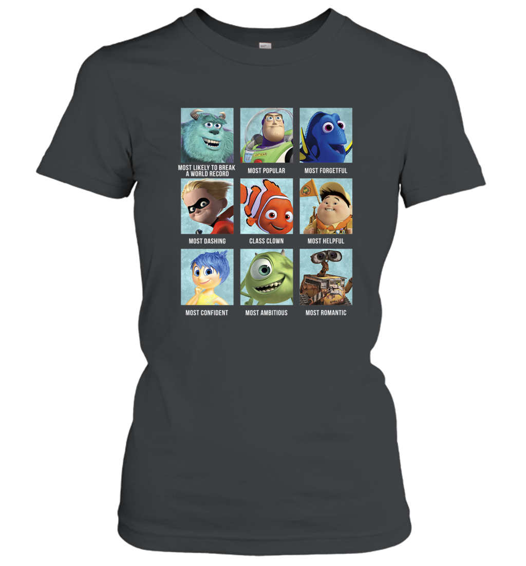 Disney Pixar Collection Character Yearbook Women's T-Shirt