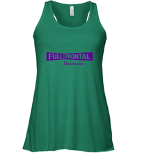 Load image into Gallery viewer, Full Frontal with Samantha Bee Purple Logo Women's Racerback Tank
