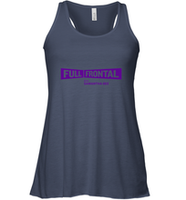 Load image into Gallery viewer, Full Frontal with Samantha Bee Purple Logo Women's Racerback Tank
