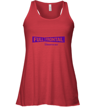 Load image into Gallery viewer, Full Frontal with Samantha Bee Purple Logo Women's Racerback Tank
