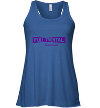 Load image into Gallery viewer, Full Frontal with Samantha Bee Purple Logo Women's Racerback Tank
