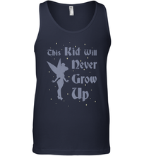 Load image into Gallery viewer, Disney Peter Pan Tinkerbell Never Grow Up Men&#39;s Tank Top
