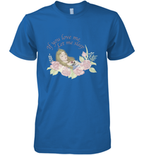 Load image into Gallery viewer, Disney Sleeping Beauty Let Me Sleep Roses Men's Premium T-Shirt
