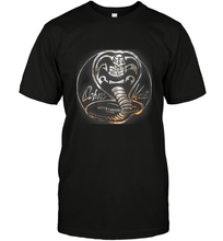 Load image into Gallery viewer, Cobra Kai Rusted Steel Snake Logo Men&#39;s T-Shirt
