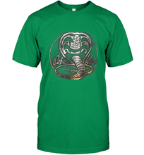 Load image into Gallery viewer, Cobra Kai Rusted Steel Snake Logo Men&#39;s T-Shirt
