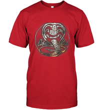 Load image into Gallery viewer, Cobra Kai Rusted Steel Snake Logo Men&#39;s T-Shirt
