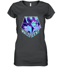 Load image into Gallery viewer, Disney Sleeping Beauty Maleficent Pop Art Women's V-Neck T-Shirt
