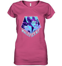 Load image into Gallery viewer, Disney Sleeping Beauty Maleficent Pop Art Women's V-Neck T-Shirt
