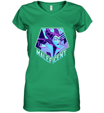 Load image into Gallery viewer, Disney Sleeping Beauty Maleficent Pop Art Women's V-Neck T-Shirt
