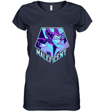 Load image into Gallery viewer, Disney Sleeping Beauty Maleficent Pop Art Women's V-Neck T-Shirt
