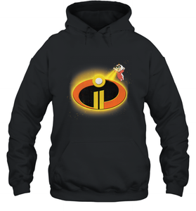 Disney Pixar Incredibles 2 Jack Jack Logo Hooded Sweatshirt