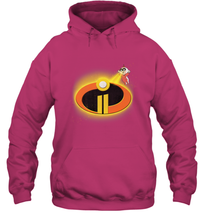 Load image into Gallery viewer, Disney Pixar Incredibles 2 Jack Jack Logo Hooded Sweatshirt
