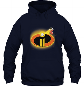 Disney Pixar Incredibles 2 Jack Jack Logo Hooded Sweatshirt