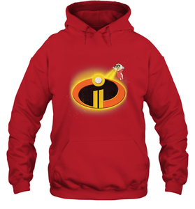 Disney Pixar Incredibles 2 Jack Jack Logo Hooded Sweatshirt