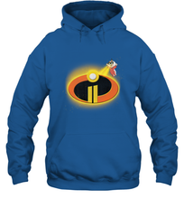 Load image into Gallery viewer, Disney Pixar Incredibles 2 Jack Jack Logo Hooded Sweatshirt
