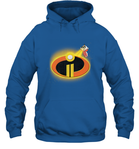 Disney Pixar Incredibles 2 Jack Jack Logo Hooded Sweatshirt