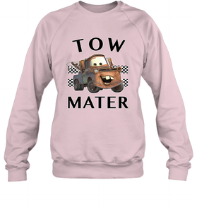 Disney Pixar Cars Tow Mater Finish Crewneck Sweatshirt