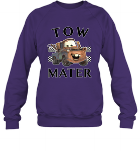 Disney Pixar Cars Tow Mater Finish Crewneck Sweatshirt