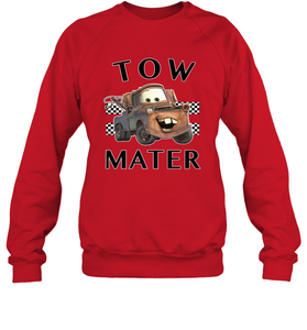 Disney Pixar Cars Tow Mater Finish Crewneck Sweatshirt