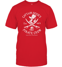 Load image into Gallery viewer, Disney Villains Captain Hook Pirate Crew Est 1953 Logo Men's T-Shirt
