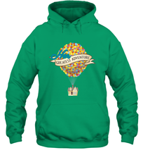 Load image into Gallery viewer, Disney Pixar Up Her Greatest Adventure House Hooded Sweatshirt
