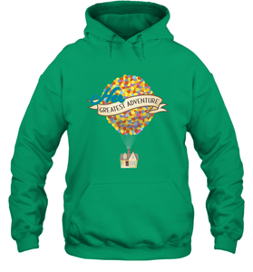 Disney Pixar Up Her Greatest Adventure House Hooded Sweatshirt