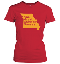 Load image into Gallery viewer, The Great State Of Kansas Women's T-Shirt
