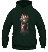 Load image into Gallery viewer, Marvel Avengers Endgame Infinity Stone Gauntlet Color Logo Hooded Sweatshirt
