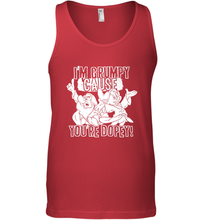 Load image into Gallery viewer, Disney Snow White Grumpy Cause You're Dopey Men's Tank Top
