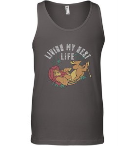 Disney Lion King Simba Living My Best Life Men's Tank Top