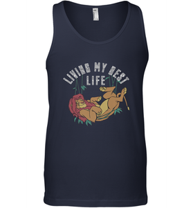 Disney Lion King Simba Living My Best Life Men's Tank Top