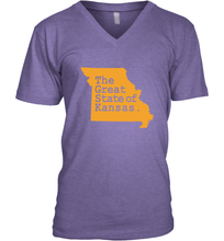 Load image into Gallery viewer, The Great State Of Kansas Men's V-Neck
