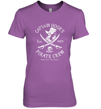 Load image into Gallery viewer, Disney Villains Captain Hook Pirate Crew Est 1953 Logo Women's Premium T-Shirt
