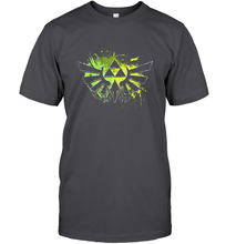 Load image into Gallery viewer, Legend Of Zelda Triforce Logo Paint Splatter Men's T-Shirt
