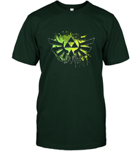 Load image into Gallery viewer, Legend Of Zelda Triforce Logo Paint Splatter Men's T-Shirt
