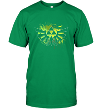 Load image into Gallery viewer, Legend Of Zelda Triforce Logo Paint Splatter Men's T-Shirt
