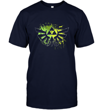 Load image into Gallery viewer, Legend Of Zelda Triforce Logo Paint Splatter Men's T-Shirt
