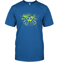 Load image into Gallery viewer, Legend Of Zelda Triforce Logo Paint Splatter Men's T-Shirt
