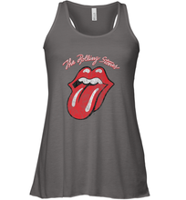 Load image into Gallery viewer, Mens The Rolling Stones Script Tongue Logo Women's Racerback Tank
