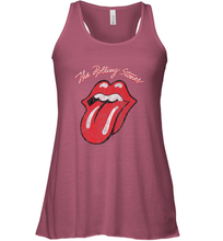 Load image into Gallery viewer, Mens The Rolling Stones Script Tongue Logo Women's Racerback Tank

