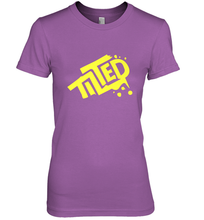 Load image into Gallery viewer, Fortnite Tilted (Yellow Logo) Women's Premium T-Shirt
