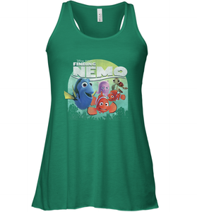 Disney Pixar Finding Nemo Group Shot Poster Women's Racerback Tank