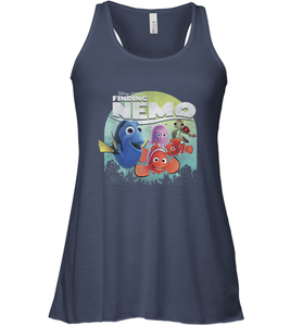 Disney Pixar Finding Nemo Group Shot Poster Women's Racerback Tank