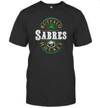 Load image into Gallery viewer, Buffalo Sabres Fanatics Branded Black St. Patrick&#39;s Day Forever Lucky 01 Men&#39;s T-Shirt
