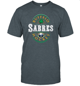 Buffalo Sabres Fanatics Branded Black St. Patrick's Day Forever Lucky 01 Men's T-Shirt