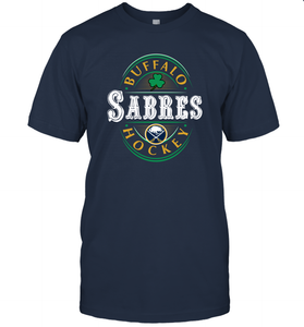 Buffalo Sabres Fanatics Branded Black St. Patrick's Day Forever Lucky 01 Men's T-Shirt