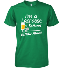 Load image into Gallery viewer, A Lacrosse Beer Kinda Mom Men&#39;s Premium T-Shirt
