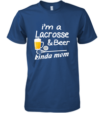 Load image into Gallery viewer, A Lacrosse Beer Kinda Mom Men&#39;s Premium T-Shirt
